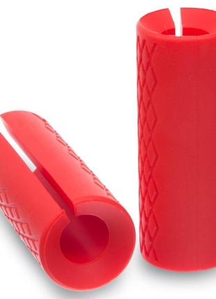 Розширювачі грифа easyfit 12,7 х 5,5 см (2 шт) червоні