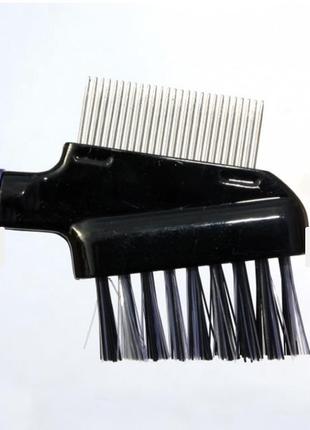 Расческа для ресниц и бровей real techniques (реал техникс) lash-brow groomer щетка металлическая (17 см)3 фото