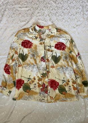 Винтажная рубашка miss etam