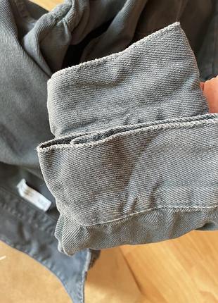 Джинсовая рубашка zara 4