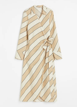 Платье из смеси льна/вискозы h&m