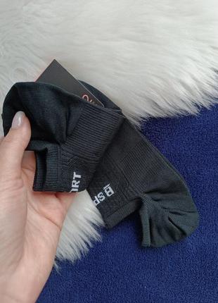 Носки носки черные короткие спортивные базовые сток5 фото
