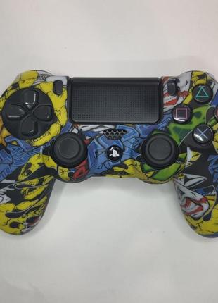 Чохол силіконовий "постер" для геймпада dualshock 4