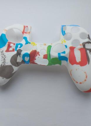 Чохол силіконовий "різнобарвний" для геймпада dualshock 4