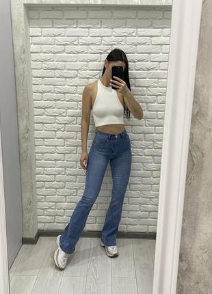 Джинси кльош pull&amp;bear5 фото