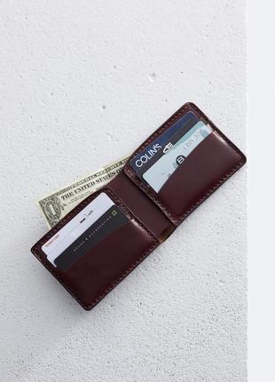 Чорний гаманець для карт і готівки archer4 фото