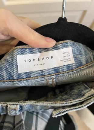 Джинсы голубые topshop3 фото