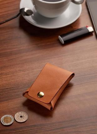 Мінімалістичний коричневий гаманець self9 фото