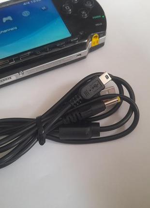 Usb кабель зарядне зарядка для sony playstation portable psp slim fat street cable сони псп шнур