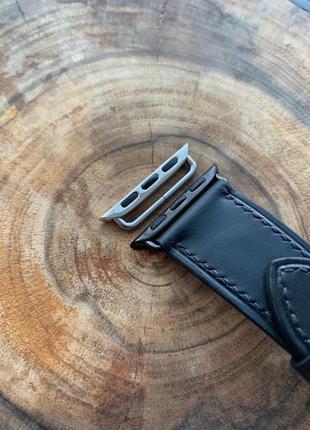 Кожаный ремешок для apple watch / 100% ручная работа из натуральной кожи horween chromexcel6 фото