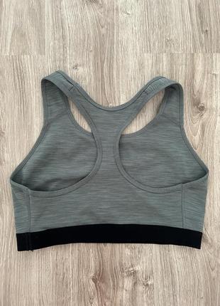 Спортивний топ жіночий nike df swsh band nonpded bra (bv3900-084)р.l6 фото