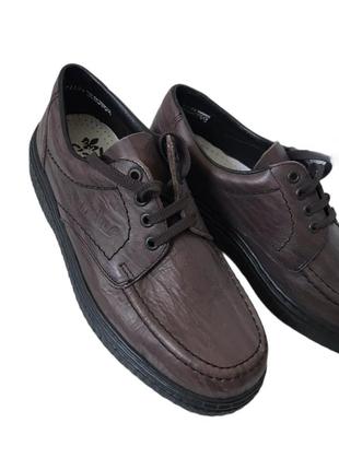 👞чоловічі 👞шкіряні туфлі в коричневому кольорі
