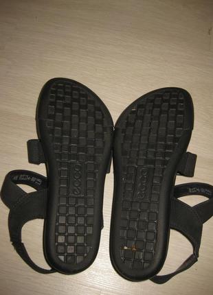 38 размер, летние сандалии кожаные босоножки ecco9 фото
