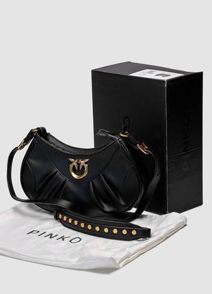 Сумка женская в стиле pinko leather love bag bon bon crossbody