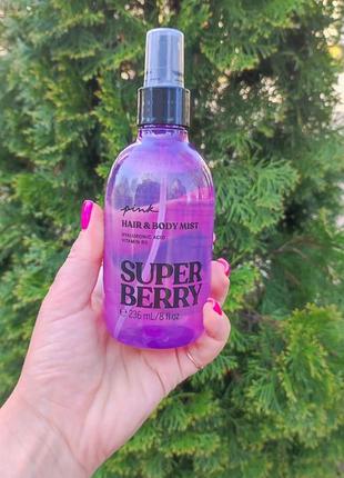 Подарунковий набір для  тіла victoria's secret pink super berry2 фото