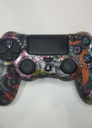 Чехол силиконовый "тату" для геймпада dualshock 4