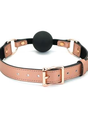 Кляп liebe seele rose gold memory ball gag  китти