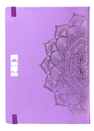 Щоденник-мотиватор недатований "мандала пурпуровий колір" 21204-kr нанокрафт у книжковій палітурці від lamatoys2 фото