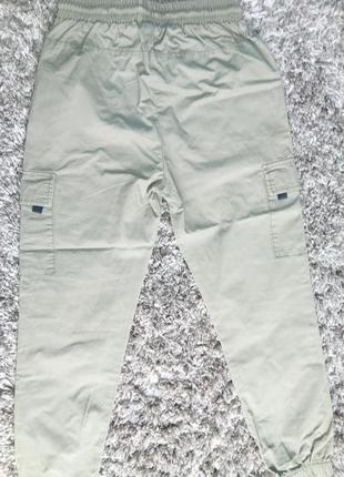 Тонкие брюки брюки джоггеры летние для мальчика3 фото