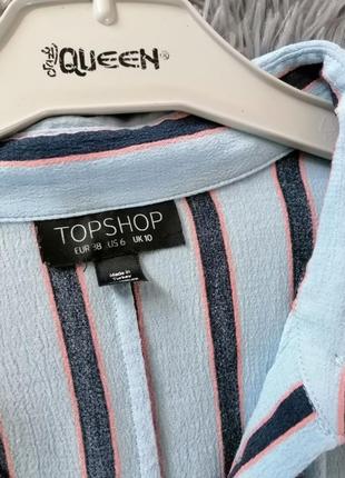 Удлиненная рубашка туника с карманами ткань жатка в полоску рукав три четверти удлиненная рубашка тун5 фото