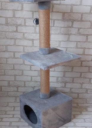 Когтеточка домик для кошек дряпалка царапалка2 фото