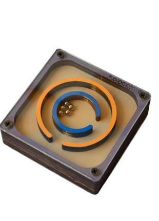 Лабіринт подвійний 6+ 7*7*2 см kolodatoys 0001