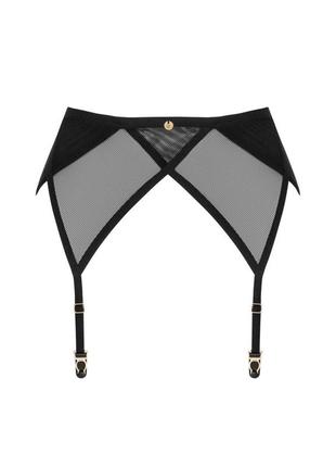 Пояс для чулок obsessive nesari garter belt, черный, xs/s 18+5 фото