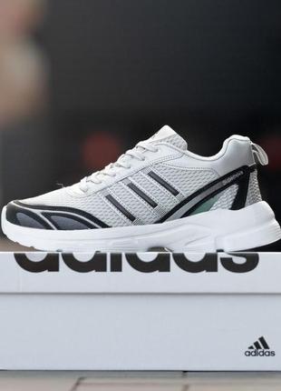 Мужские кроссовки adidas supernova grey 40-44 текстиль сетка серый цвет. кроссовки мужественные сетка6 фото