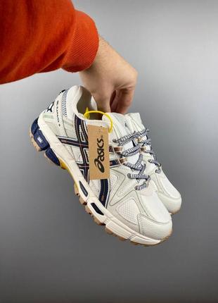 Чоловічі кросівки asics gel-kahana 8 white blue/orange2 фото