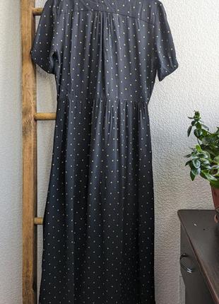 Сукня максі в горошок розмір м.6 фото