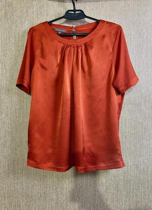Шелковая блуза от премиум бренда laura ashley размер 16, наш 484 фото