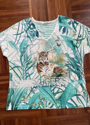 Нова трикотажна футболка преміум бренду gerry weber 42 (48) 🇩🇪 німеччина