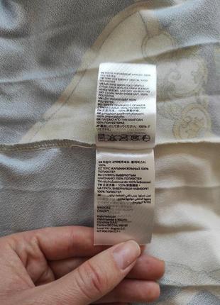 H&amp;m юбка плиссе плисерированная макси-миди принт шарф высокая талия9 фото