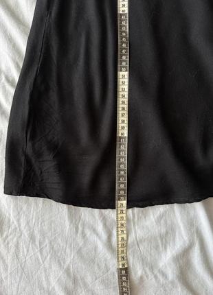Черная юбка-миди xs-s4 фото