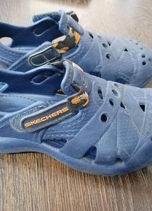 Кроксы сандалии skechers 30 размер 19 см стелька3 фото