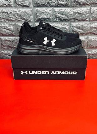 Under armour черные мужские кроссовки сеточки размеры 40-457 фото