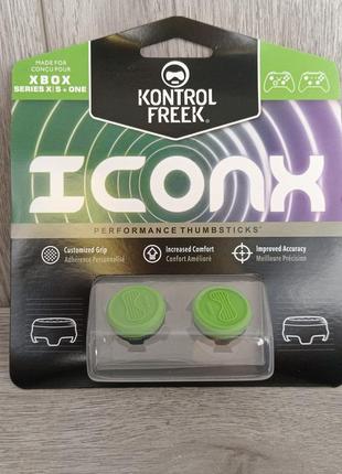 Набір накладок thumb grips kontrolfreek icon x green xbox one/xbox series x ⁇ s