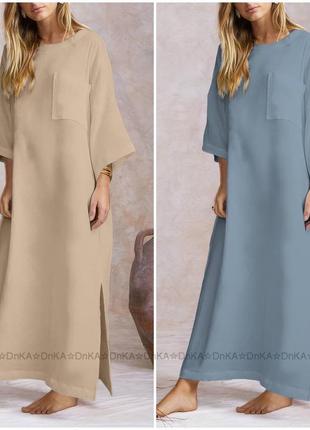 Сукня з льону