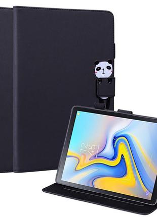 Чехол-книжка animal wallet samsung galaxy tab a 10.5 t590 / t595 / t597 panda черный