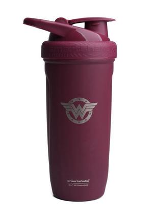 Спортивний шейкер smartshake reforce dc wonderwoman (900 ml), smartshake