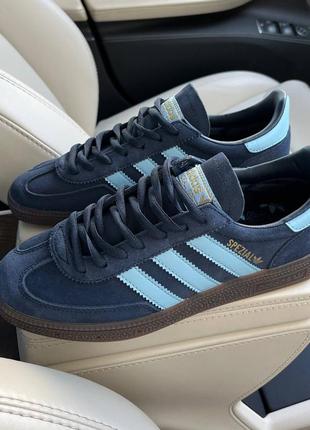 Кроссовки adidas spezial handball blue1 фото