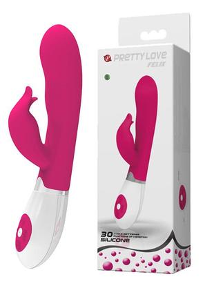 Вібратор - pretty love felix vibrator pink кітті