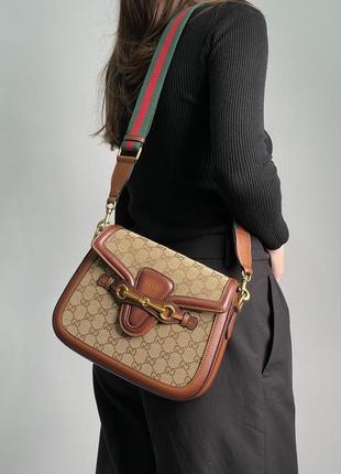 Сумка gucci lady web gg canvas shoulder bag