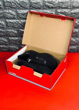 Puma мужские кроссовки черные сеточки размеры 40-453 фото
