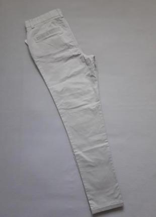 Круті стрейчеві світло-сірі штани чінос висока посадка bluezoo9 фото