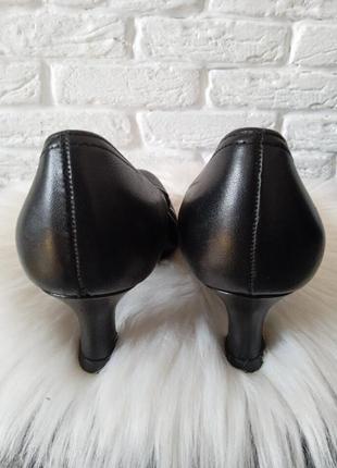 Diamant черные женские  немецкие кожаные туфли 36 размера для бальных танцев3 фото