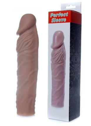 Насадка на член - perfect sleeve mulatto, +4 см кітті