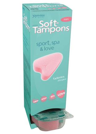 Тампони soft-tampons mini, box of 10 кітті1 фото