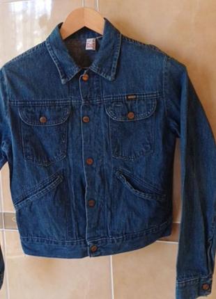 Куртка джинсова   вінтажна  vintage maverick mens trucker jean jacket 70s size м