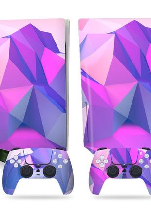 Вінілова наклейка "abstraction" для playstation 5" ps5